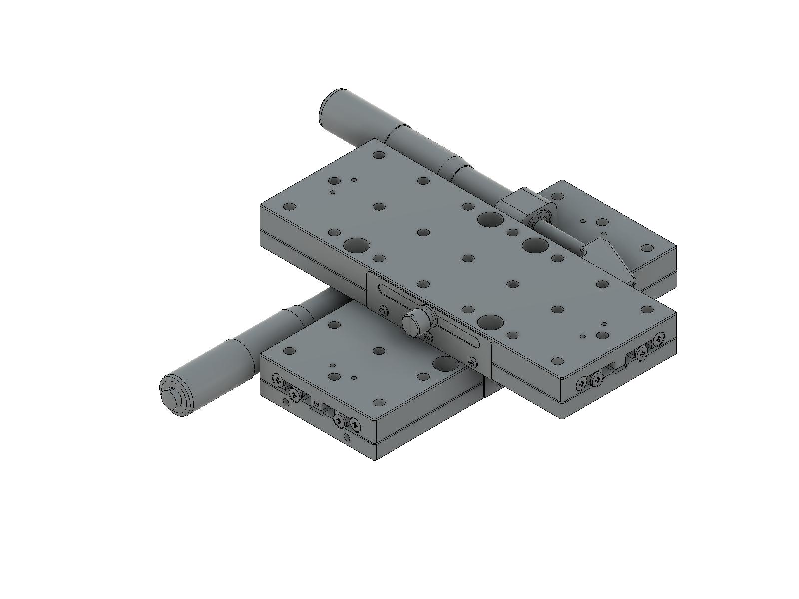 Łożysko EXC 65X170mm, stal, stolik XY, mikrometr boczny, +/-25mm, gwinty M6 — zdjęcie produktu, nr katalogowy TSD-65172S-M6