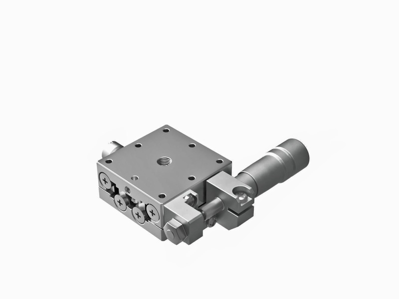 Łożysko EXC 25X25mm, kompatybilne z próżnią, ze stali nierdzewnej, stolik w osi X, mikrometr centralny, +/-3mm, gwinty M2 — zdjęcie produktu, nr katalogowy TSDS-251S