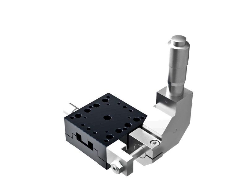 Łożysko krzyżowe 40X40mm, aluminiowe, stolik osi X, mikrometr boczny 90°, +/-6.5mm, gwinty M3 — zdjęcie produktu, nr katalogowy TAM-401SDL