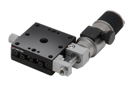 Łożysko EXC 40X40mm, stalowe, stolik X-Axis, mikrometr boczny z śrubą mikro, +/-6.5mm, gwinty 6-32 — zdjęcie produktu, nr katalogowy TSD-401SWPUU