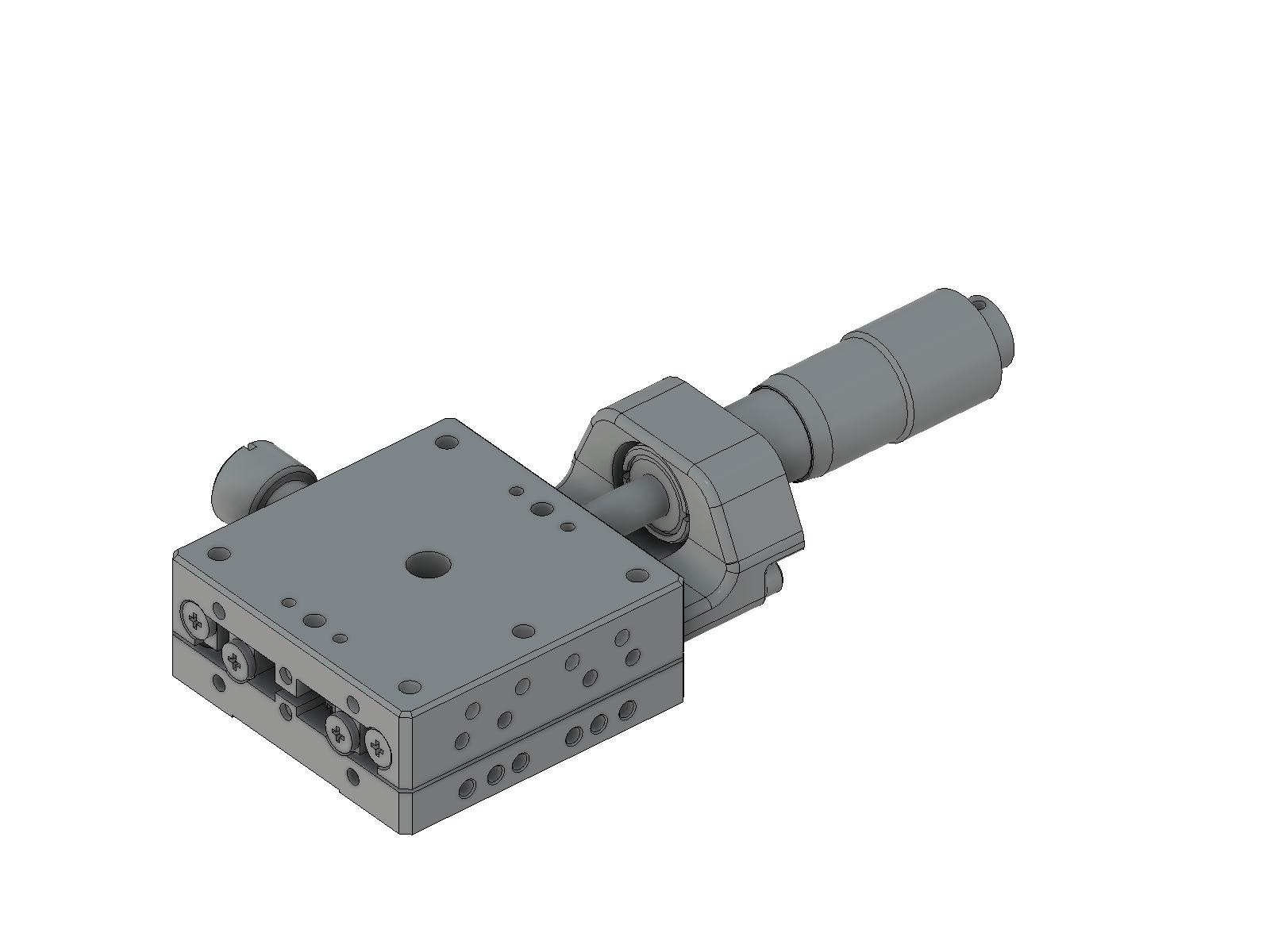 Łożysko EXC 40X40mm, ze stali nierdzewnej z czarnym chromem, stolik osi X, mikrometr centralny, +/-6.5mm, gwinty M3 — zdjęcie produktu, nr katalogowy TSDH-401C-B