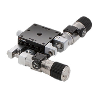 Łożysko EXC 40X40mm, stalowe, stolik XY, boczny mikrometr śrubowy submikronowy, +/-6.5mm, gwinty M3 — zdjęcie produktu, nr katalogowy TSD-402SWP