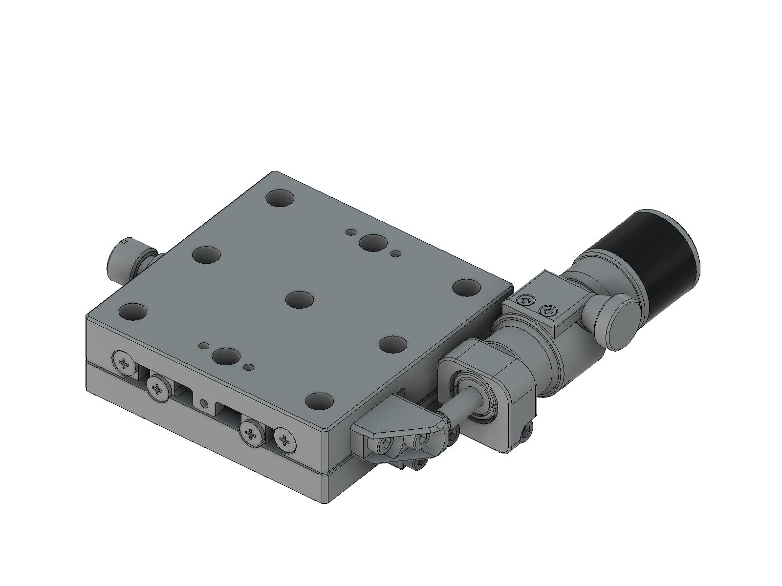 Łożysko EXC 65X65mm, stalowe, stolik osi X, boczny mikrometr śrubowy submikronowy, +/-6.5mm, gwint M6 — zdjęcie produktu, nr katalogowy TSD-651SWP-M6
