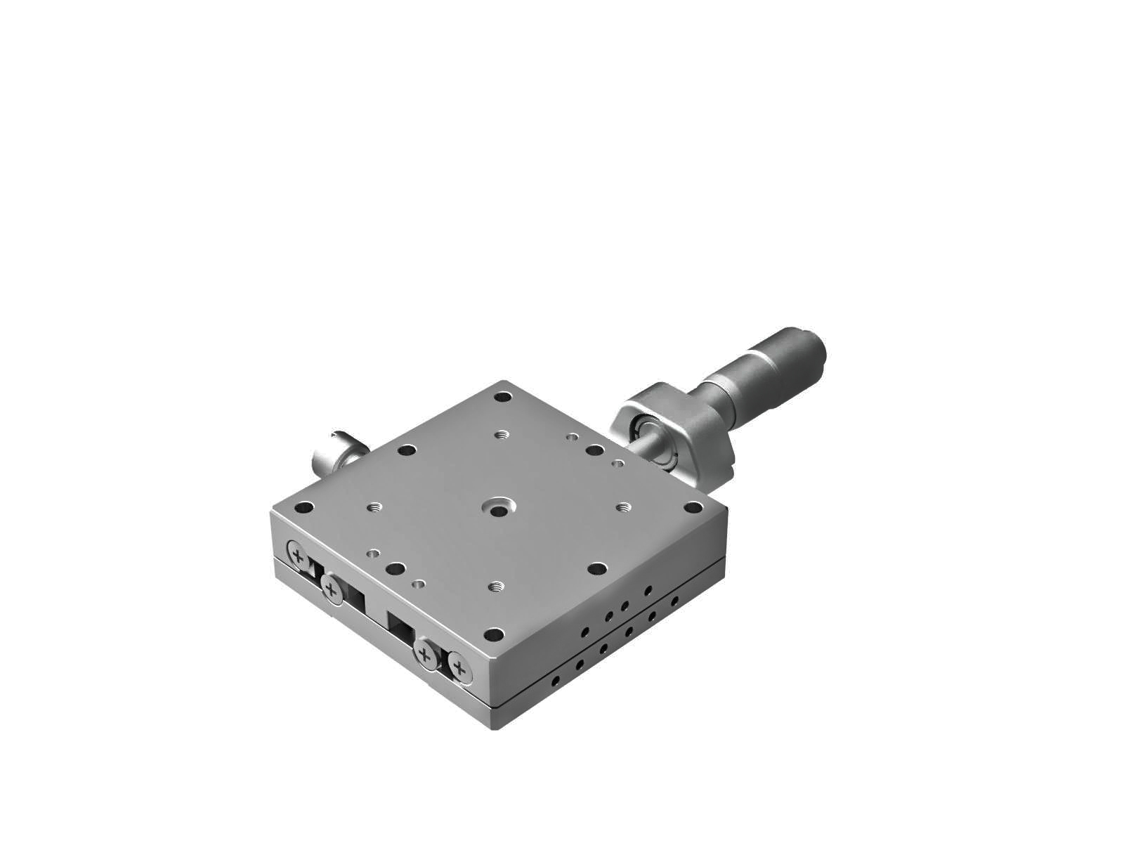 Łożysko EXC 60X60mm, ze stali nierdzewnej, stolik osi X, mikrometr centralny, +/-6.5mm, gwinty M4 — zdjęcie produktu, nr katalogowy TSDH-601C