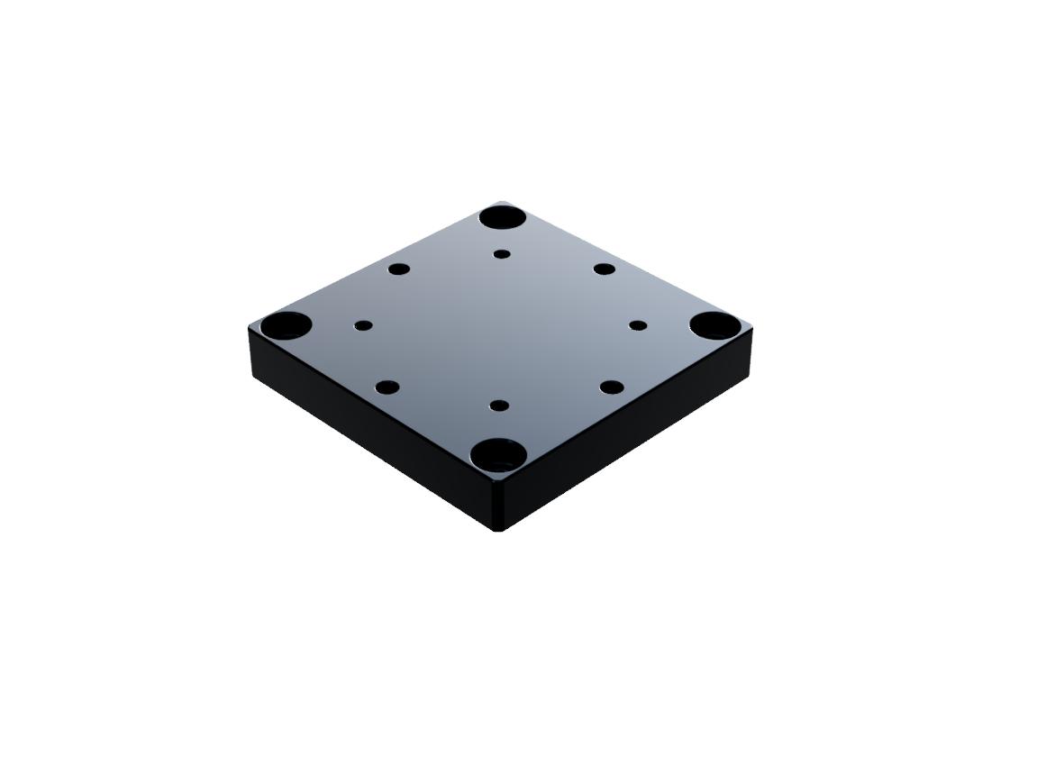 Dystans 60mm x 60mm x 10mm — zdjęcie produktu, nr katalogowy MSP-6010B