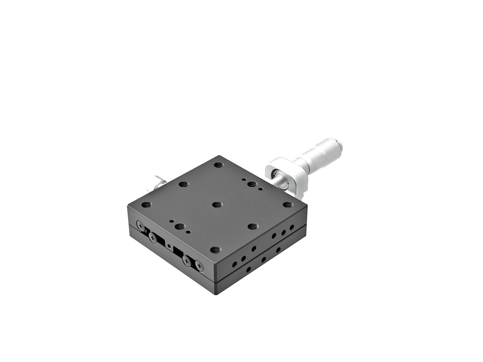 Łożysko EXC 65X65mm, stalowe, stolik osi X, mikrometr centralny, +/-6.5mm, gwinty M6 — zdjęcie produktu, nr katalogowy TSD-651C-M6