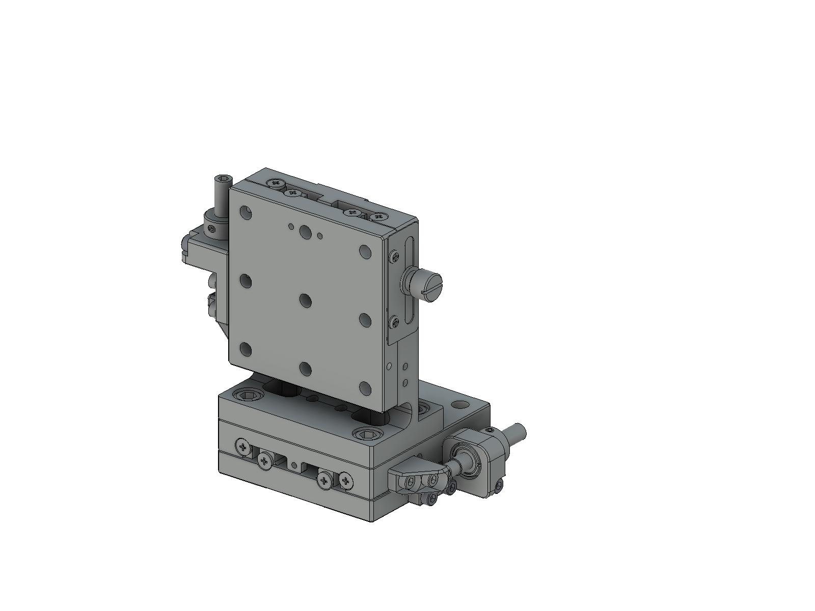 Łożysko EXC 65X65mm, stalowe, stolik osi XZ, (platforma pionowa) śruba sześciokątna boczna, +/-6.5mm, gwinty M6 — zdjęcie produktu, nr katalogowy TSD-654SLFP-M6