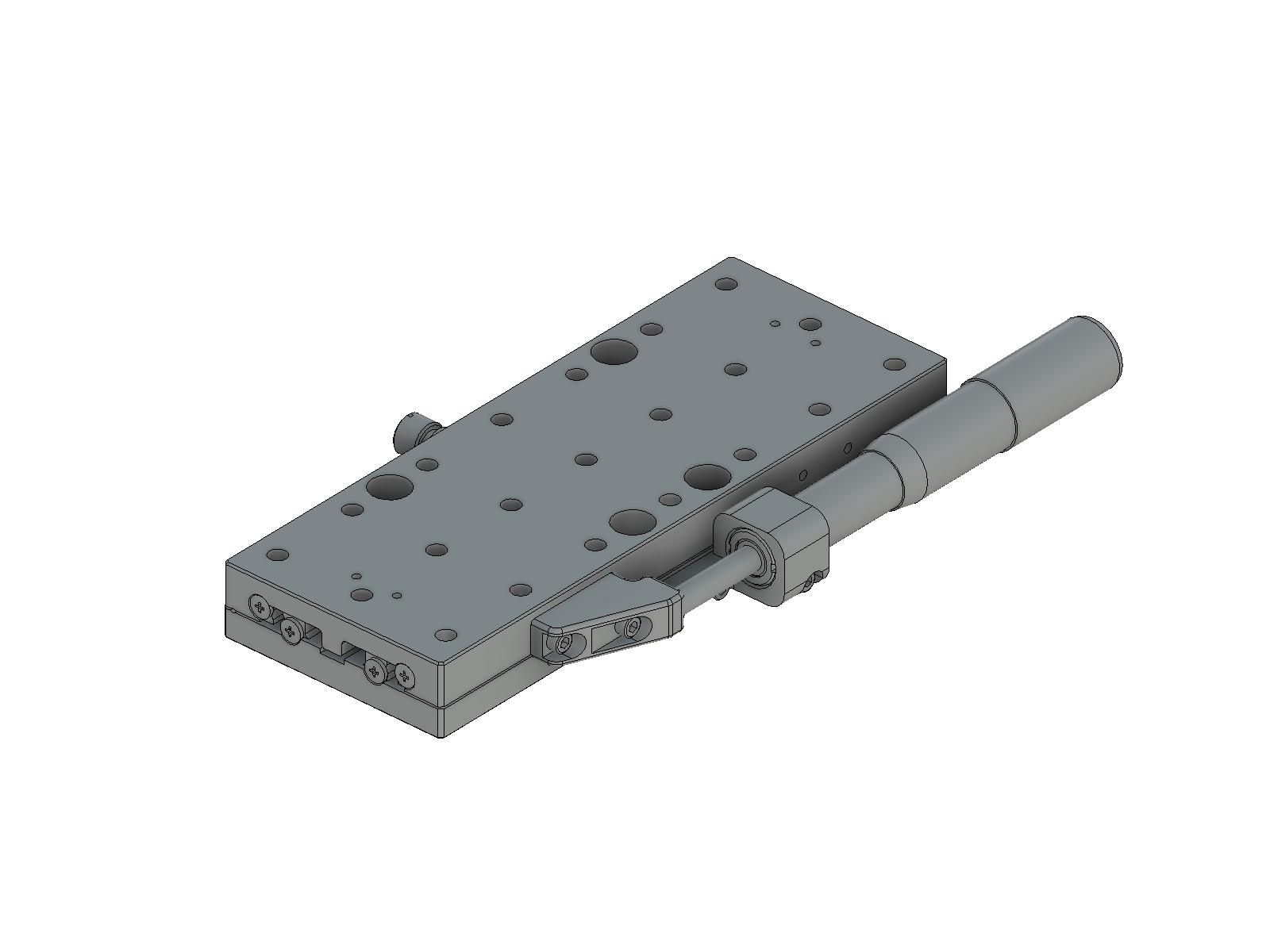 Łożysko EXC 65X170mm, stal, stolik osi X, boczny mikrometr, +/-25mm, gwinty M6 — zdjęcie produktu, nr katalogowy TSD-65171S-M6