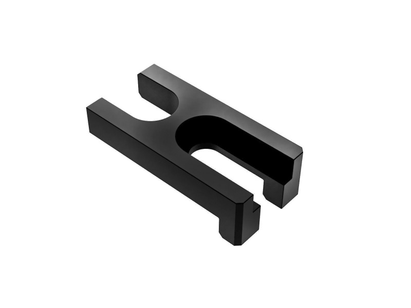 Zacisk widelcowy aluminiowy calowy do stojaka na cokole, długość 42mm — zdjęcie produktu, nr katalogowy RC-10A-17UU