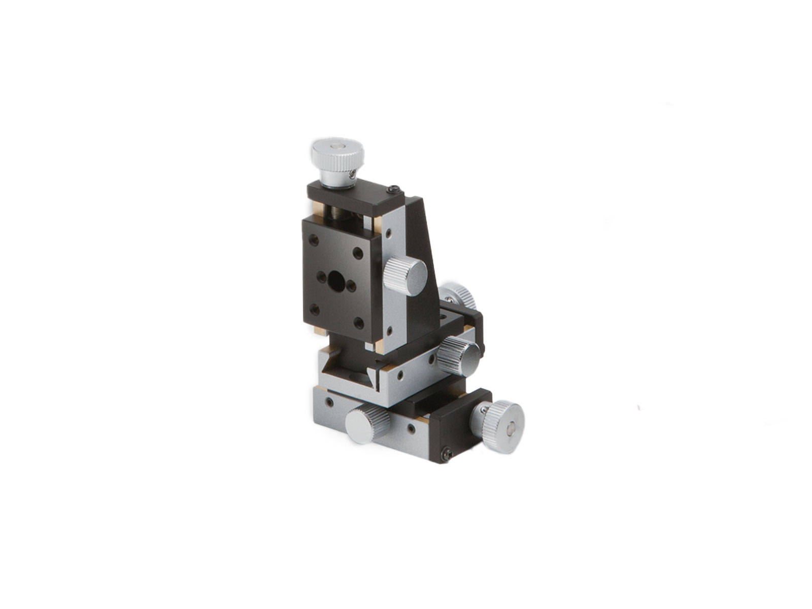 Prowadnica jaskółczy ogon 24X30mm, mosiężne, stolik XYZ, śruba prowadząca centralna, +/-4mm, gwinty M3 — zdjęcie produktu, nr katalogowy TAS-24305L