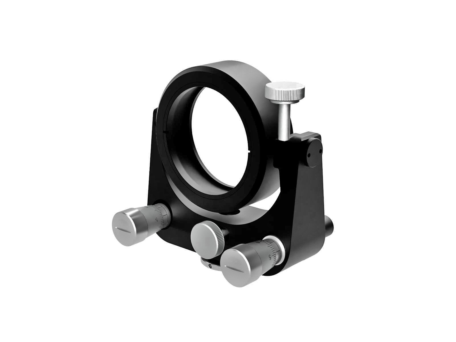 Uchwyt lustra z gimbalem, calowy dla optyki 50.8mm z mikrometrem — zdjęcie produktu, nr katalogowy MHAN-50.8M-UU