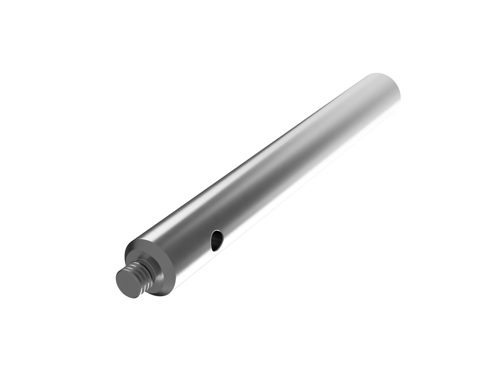 Słupek calowy 12mm, wysokość 100mm — zdjęcie produktu, nr katalogowy ROU-12-100