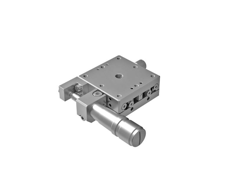 Łożysko EXC 40X40mm, kompatybilne z próżnią, ze stali nierdzewnej, stolik w osi X, mikrometr centralny, +/-6.5mm, gwinty M3 — zdjęcie produktu, nr katalogowy TSDS-401S