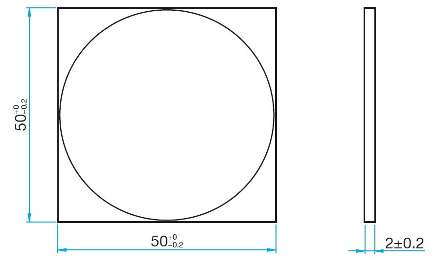Soczewka Fresnela FRL-50S-10P (FRL-50S-10P)