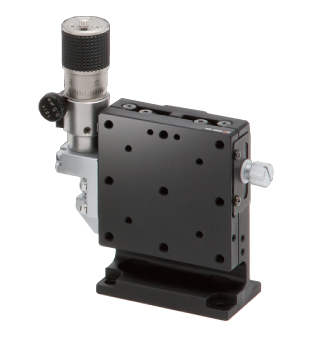 Łożysko EXC 40X40mm, stalowe, stolik Z-Axis, (platforma pionowa/baza pozioma) mikrometr śrubowy sub-mikronowy, +/-6.5mm, gwinty M3 — zdjęcie produktu, nr katalogowy TSD-403LWP