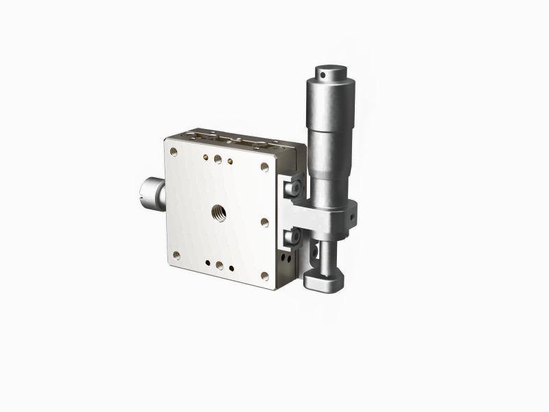 Łożysko EXC 40X40mm, stal nierdzewna, stolik osi Z, (pionowa platforma/baza) mikrometr boczny, +/-6.5mm, gwinty M3 — zdjęcie produktu, nr katalogowy TSDH-401SZ