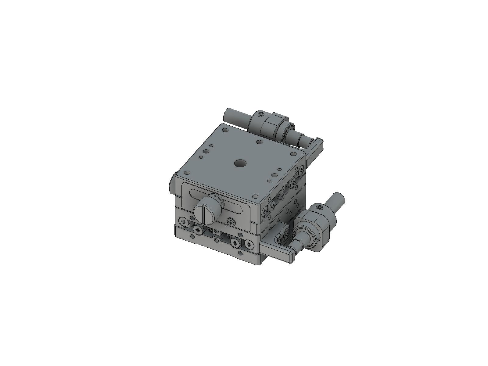 Łożysko EXC 40X40mm, ze stali nierdzewnej, stolik XY, boczna śruba sześciokątna, +/-6.5mm, gwinty M3 — zdjęcie produktu, nr katalogowy TSDH-402WSFP