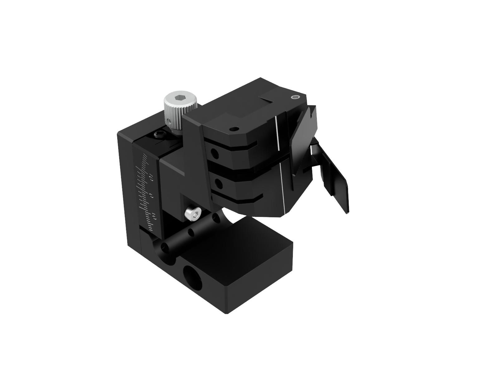 Uchwyt na włókno dla sprzęgacza siatkowego – Ø125/250 µm – Lewy — zdjęcie produktu, nr katalogowy FHMF-125/250L-GC8