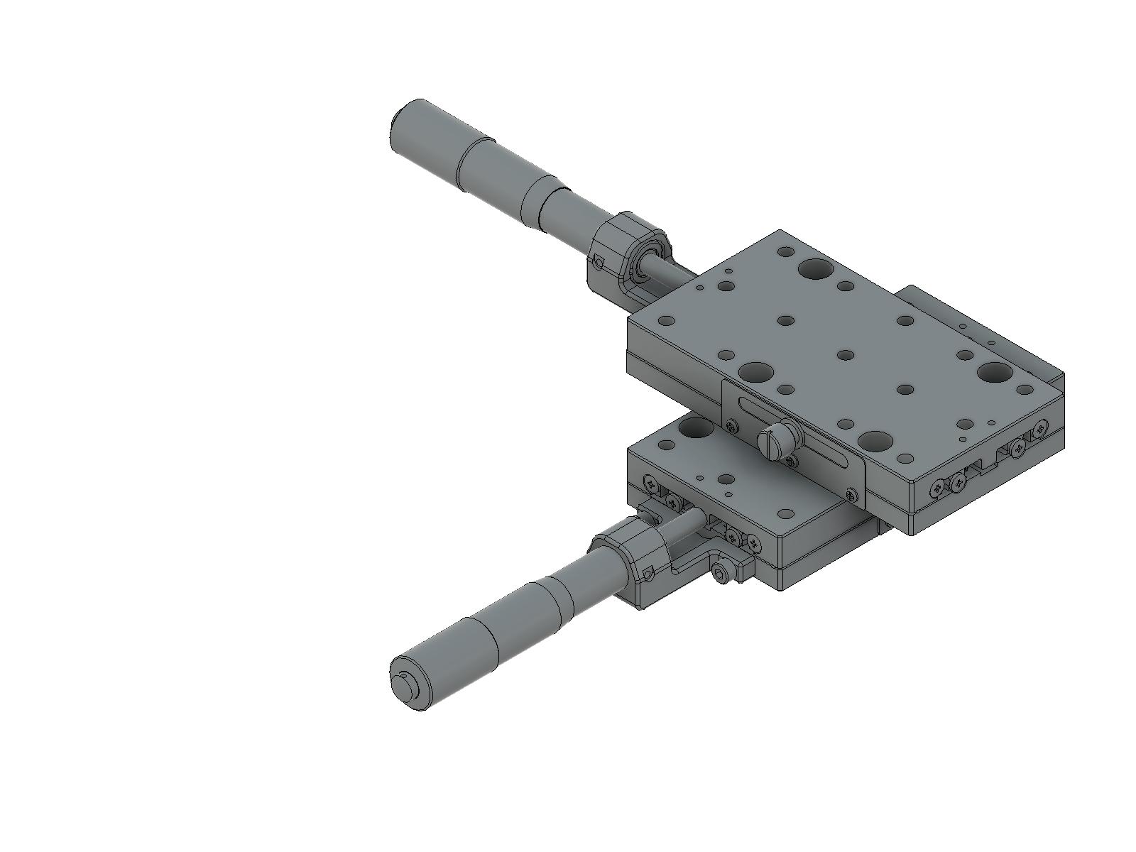 Łożysko EXC 65X120mm, stal, stolik XY, mikrometr na środku, +/-20mm, gwinty M6 — zdjęcie produktu, nr katalogowy TSD-65122C-M6