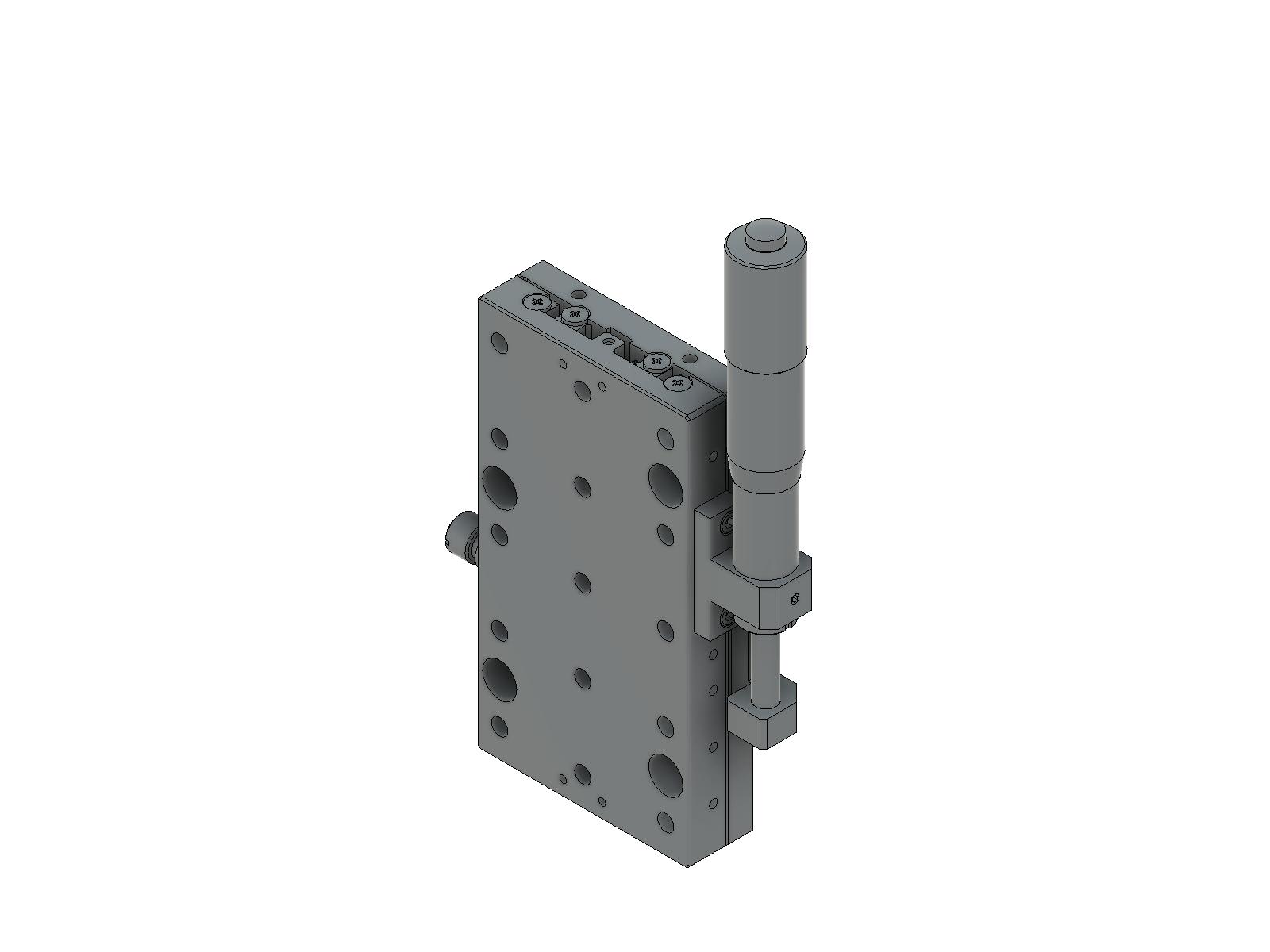 Łożysko EXC 65X65mm, stalowe, stolik osi Z, (platforma pionowa/baza) boczny mikrometr, +/-20mm, gwinty 1/4-20 — zdjęcie produktu, nr katalogowy TSD-65121SZUU