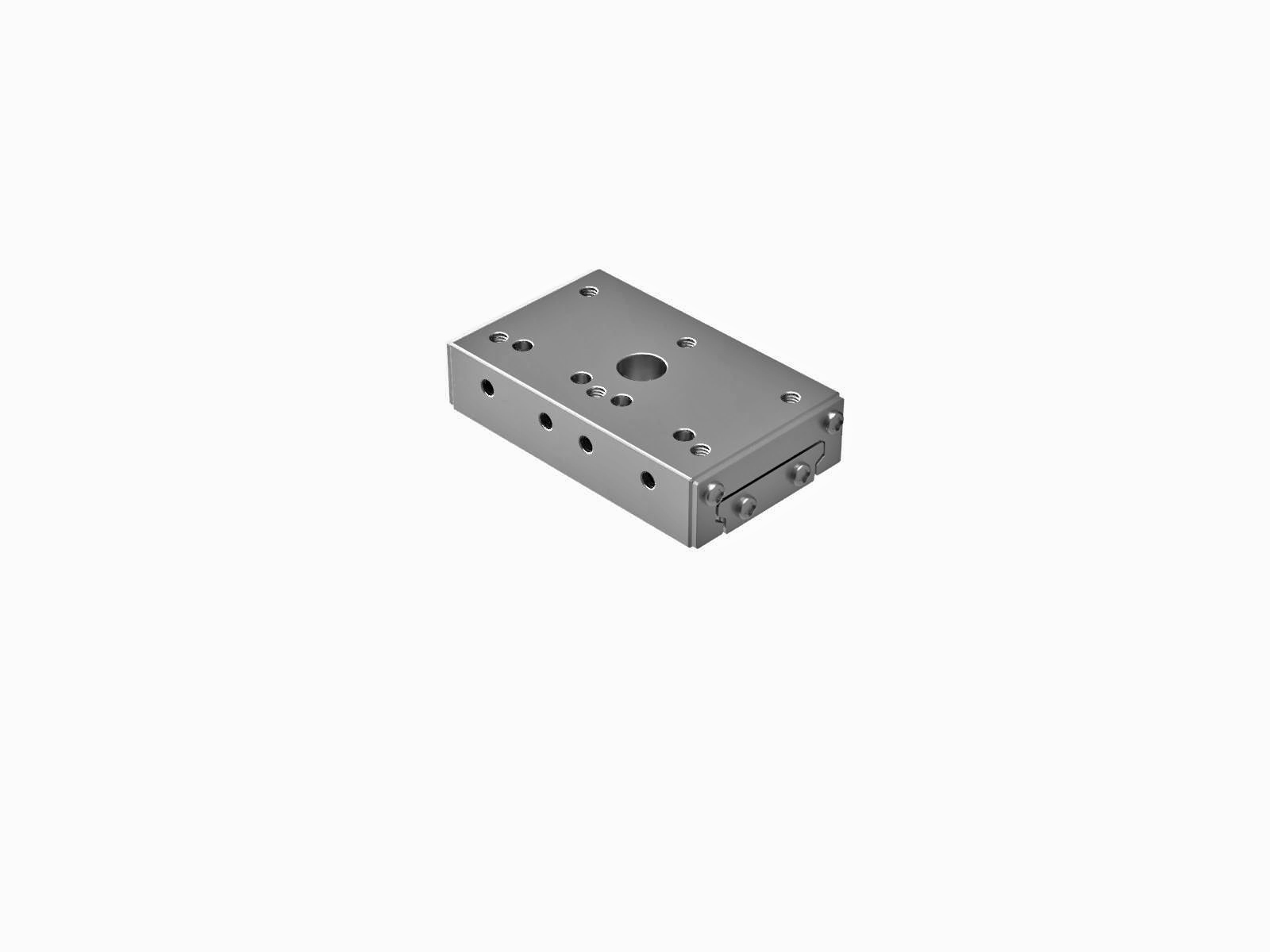Łożysko EXC 30X50mm, ze stali nierdzewnej, suwak w osi X, (swobodne przesuwanie), +/-14mm, gwinty M3 — zdjęcie produktu, nr katalogowy IPWS-F3050