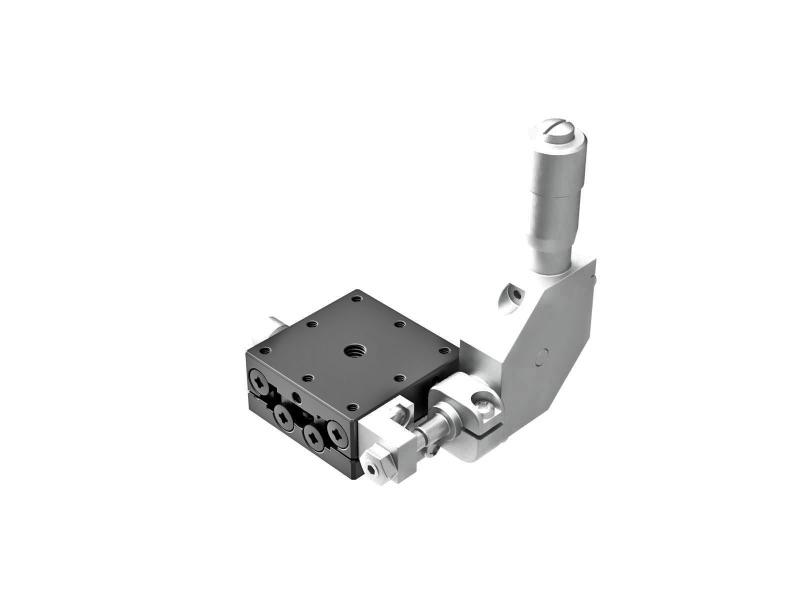 Łożysko EXC 25X25mm, stalowe, stolik osi X, mikrometr boczny 90°, +/-3mm, gwinty M2 — zdjęcie produktu, nr katalogowy TSD-251SDL