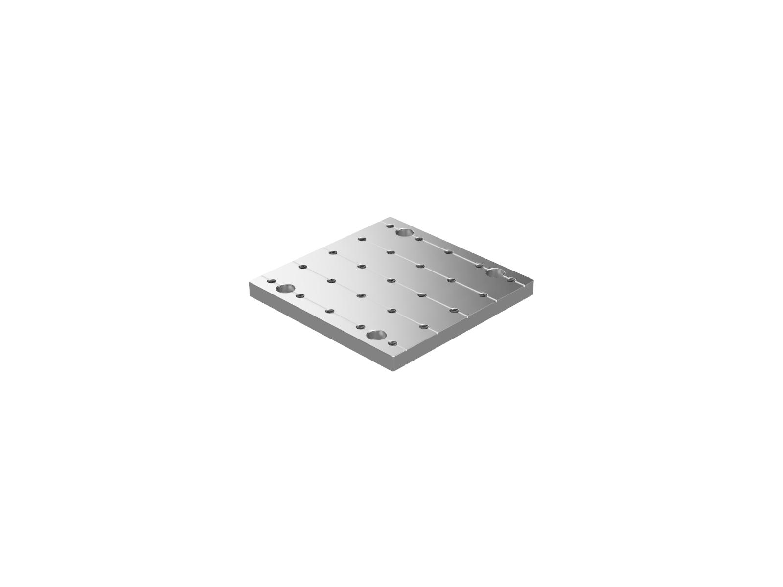 Płyta bazowa M6 kompatybilna z próżnią 120mm x 100mm x 10mm — zdjęcie produktu, nr katalogowy VOBC-1212-M6