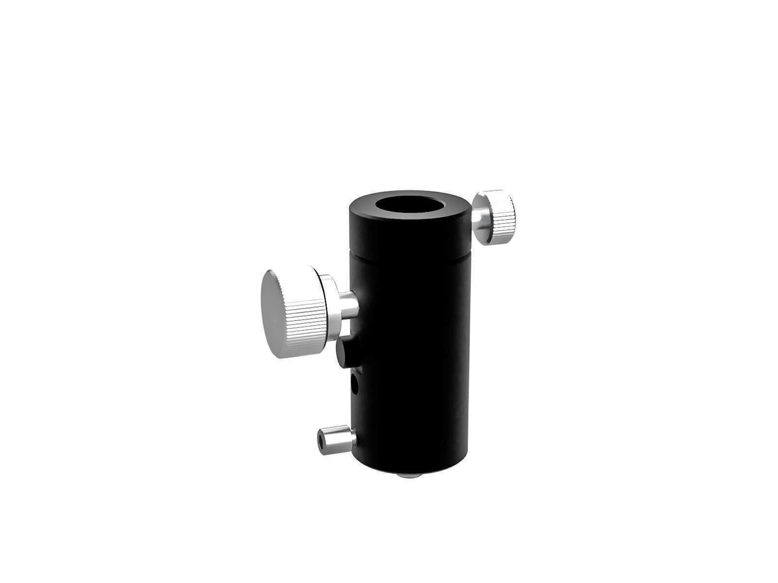 Wysokostabilny uchwyt słupka z zapadką kulkową M6, wysokość 40mm — zdjęcie produktu, nr katalogowy BRS-12-40-M6
