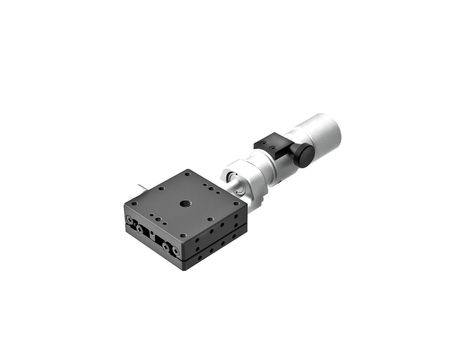 Łożysko EXC 40X40mm, stalowe, stolik X-Axis, mikrometr centralny z śrubą mikro, +/-6.5mm, gwinty M3 — zdjęcie produktu, nr katalogowy TSD-401CWP