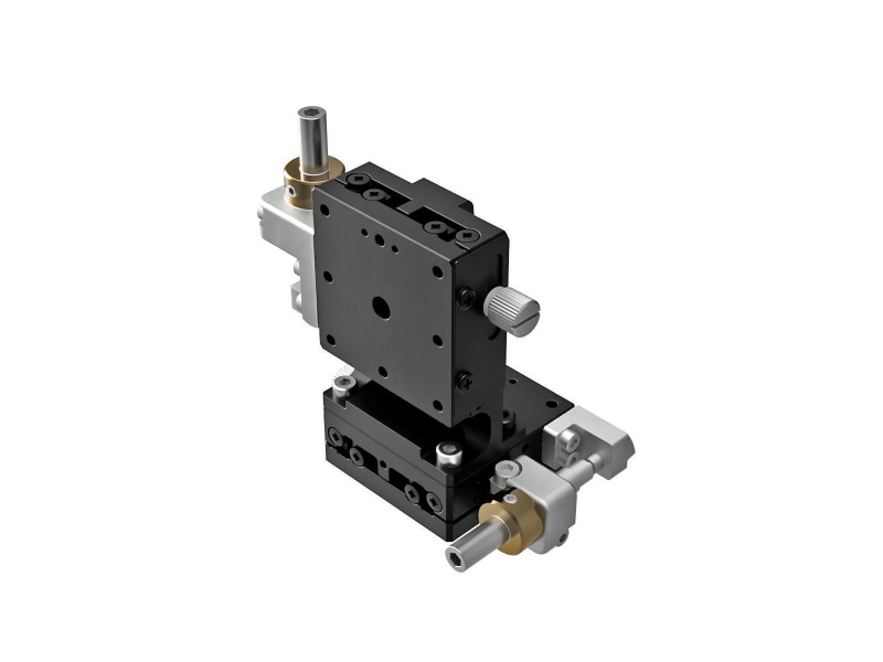 Łożysko EXC 40X40mm, stalowe, stolik osi XZ, (platforma pionowa) boczna śruba sześciokątna, +/-6.5mm, gwinty 6-32, prawoskrętny — zdjęcie produktu, nr katalogowy TSD-404SRLFPUU