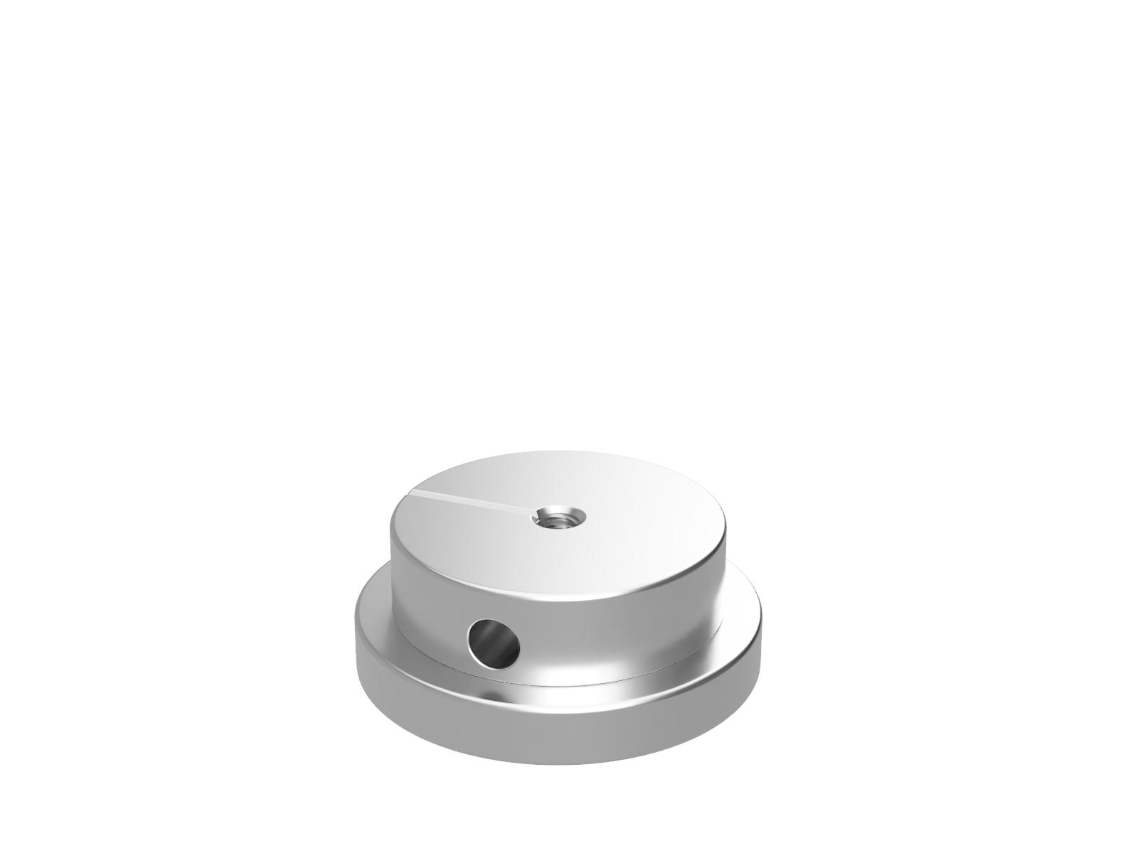 Podstawa M4 do wysokiej próżni, wysokość 12.5mm — zdjęcie produktu, nr katalogowy VPST-12.5