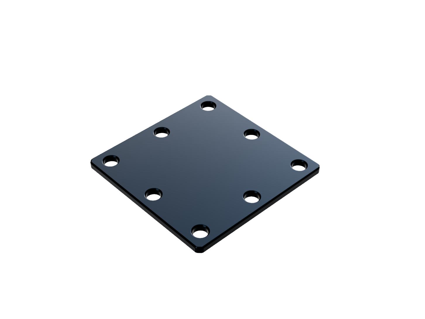 Dystans 40mm x 40mm x 2mm — zdjęcie produktu, nr katalogowy MSP-4002