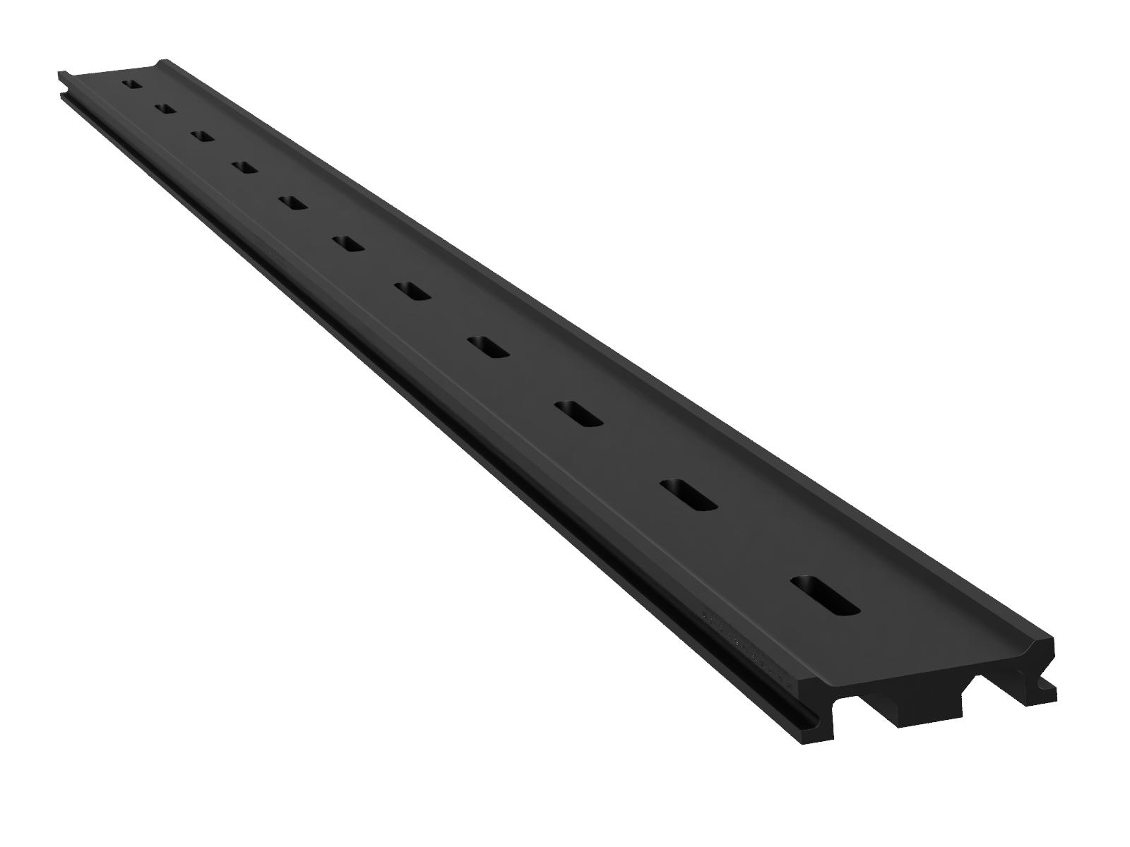 2000mm-długa szyna optyczna z milimetrową skalą, szerokość 100mm, długość slotu 1/4-20 x 1in. — zdjęcie produktu, nr katalogowy OBT-2000LUU-LMS