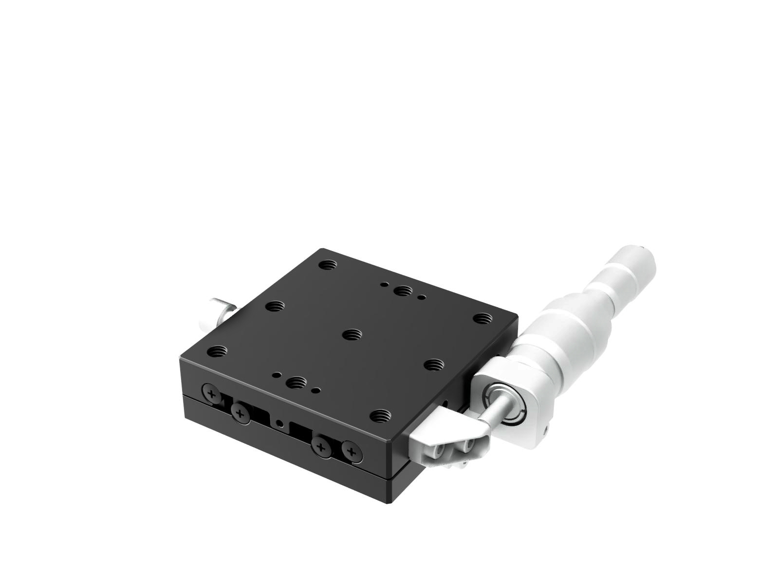 Łożysko EXC 65X65mm, stalowe, stolik osi X, boczny mikrometr różnicowy, +/-6.5mm, gwint M6 — zdjęcie produktu, nr katalogowy TSD-651SDM-M6