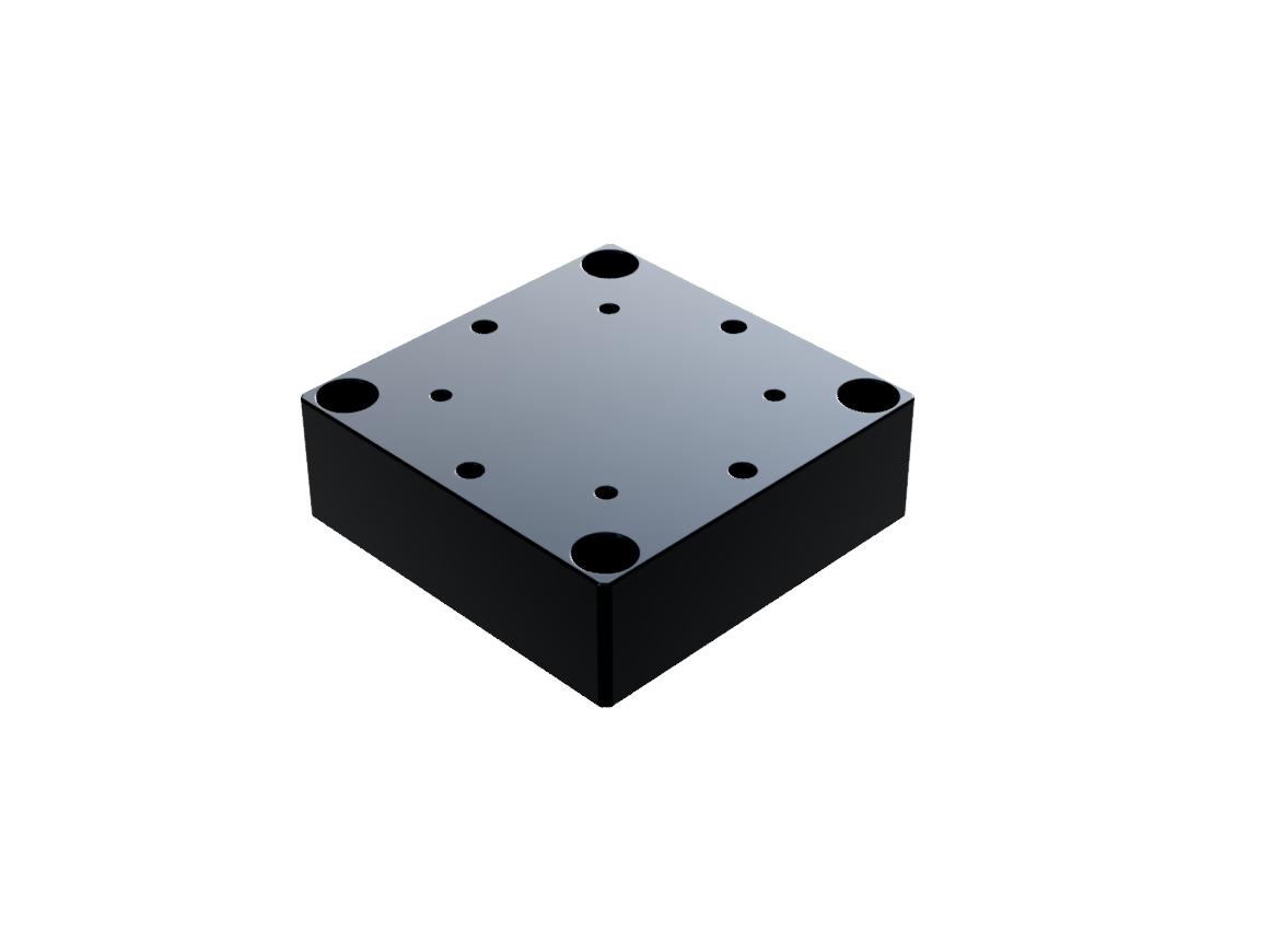 Dystans 60mm x 60mm x 20mm — zdjęcie produktu, nr katalogowy MSP-6020B
