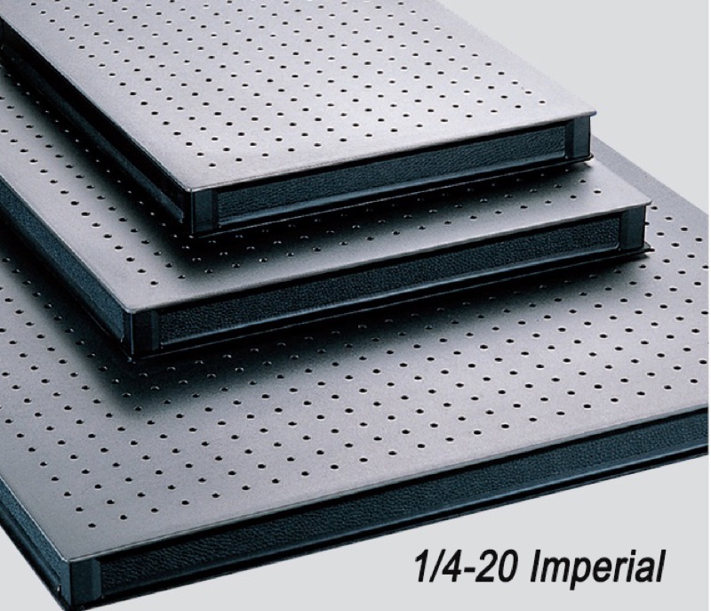 Imperialne blaty optyczne i płytki prototypowe z gwintem 1/4-20 OSDVIO-B-0504E-50t — zdjęcie produktu, nr katalogowy OSDVIO-B-0504E-50t