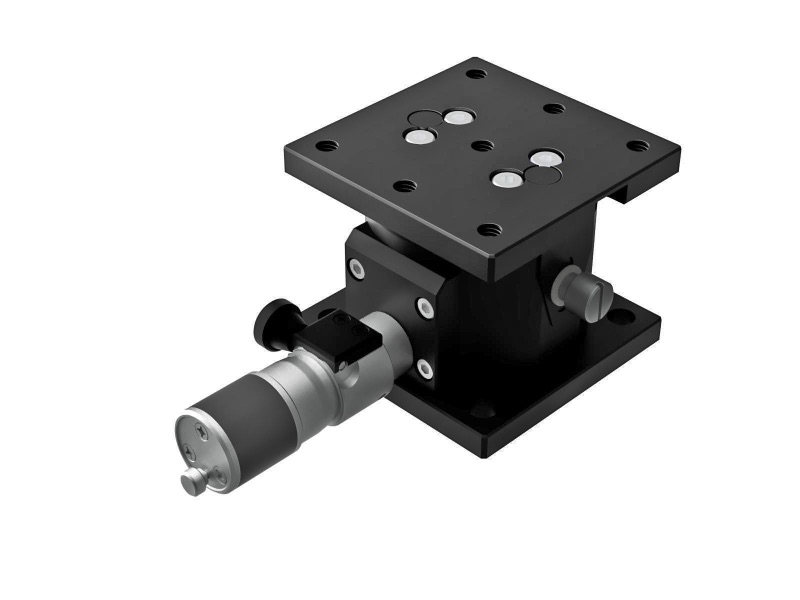 Łożysko EXC 65X65mm, stalowe, oś Z, (pozioma platforma/podstawa) mikrometr centralny śrubowy sub-mikronowy, +/-5mm, gwinty M6 — zdjęcie produktu, nr katalogowy TSD-653WP-M6