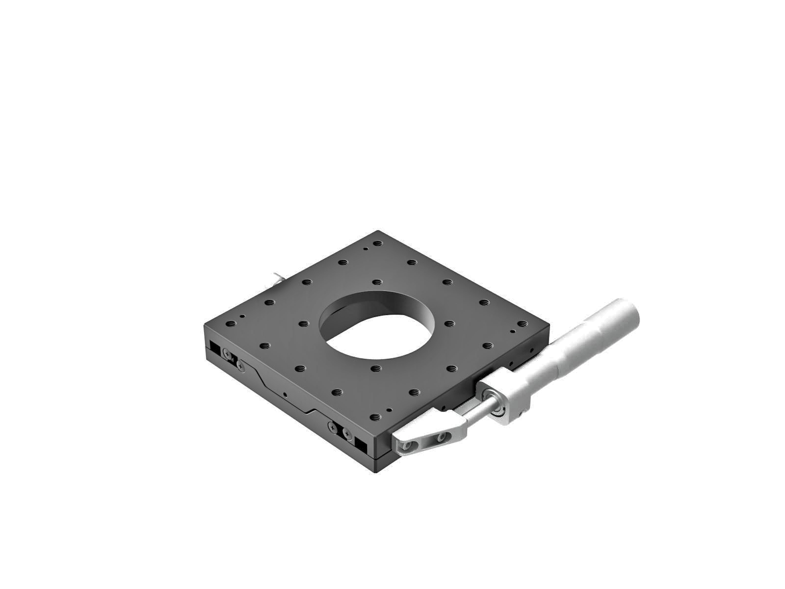 Łożysko EXC 120X120mm, stal, stolik osi X, boczny mikrometr, +/-20mm, gwinty 1/4-20 — zdjęcie produktu, nr katalogowy TSD-1201SHUU