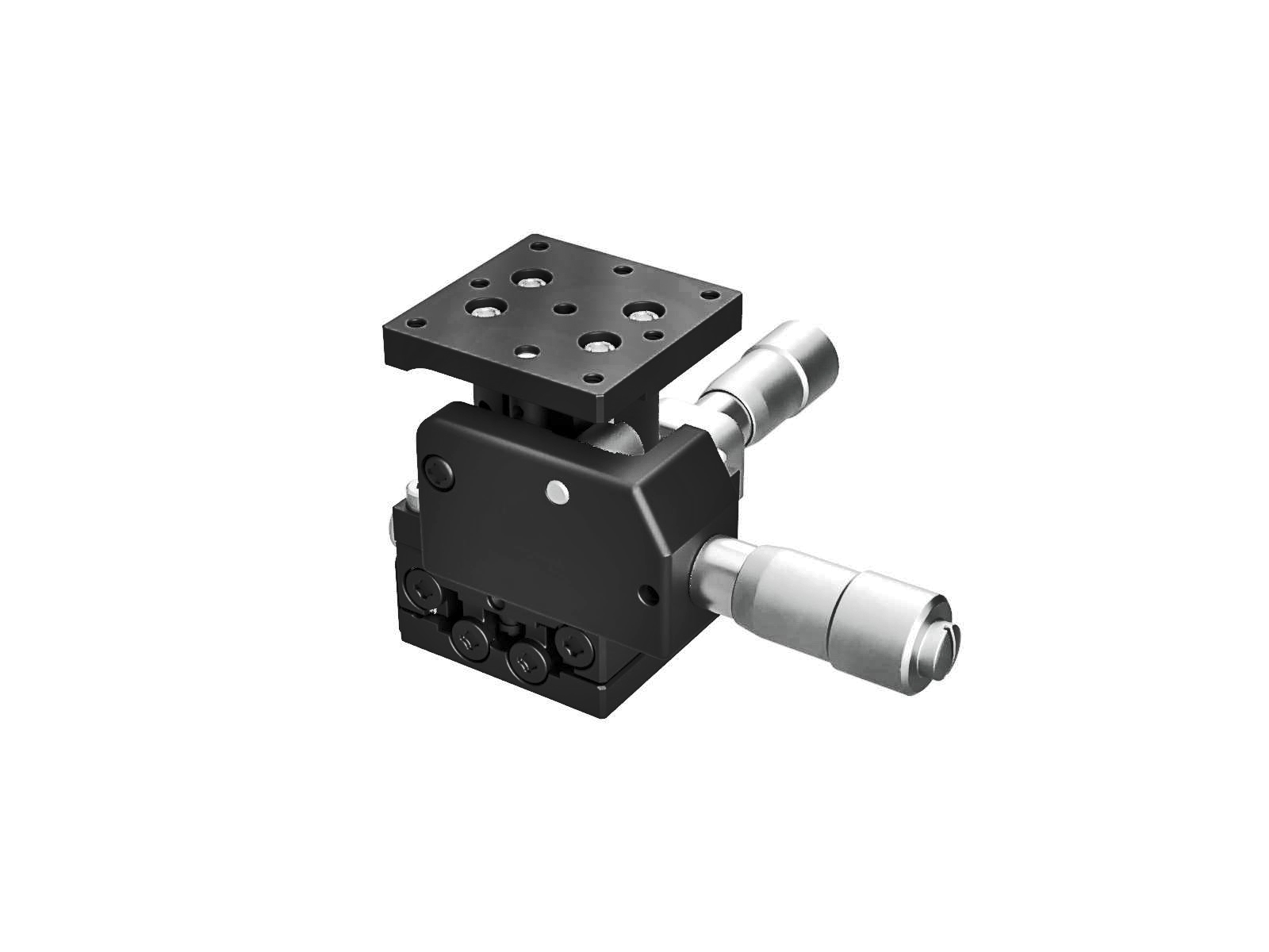 Łożysko EXC 25X25mm, stalowe, stolik osi XZ, mikrometr centralny, +/-3mm, gwinty M2 — zdjęcie produktu, nr katalogowy TSD-254C