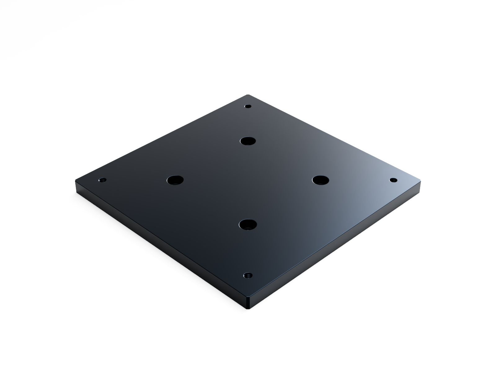 Płyta adapterowa otworowa dla stolików M4 120mm do M4 50mm — zdjęcie produktu, nr katalogowy SP-102-3