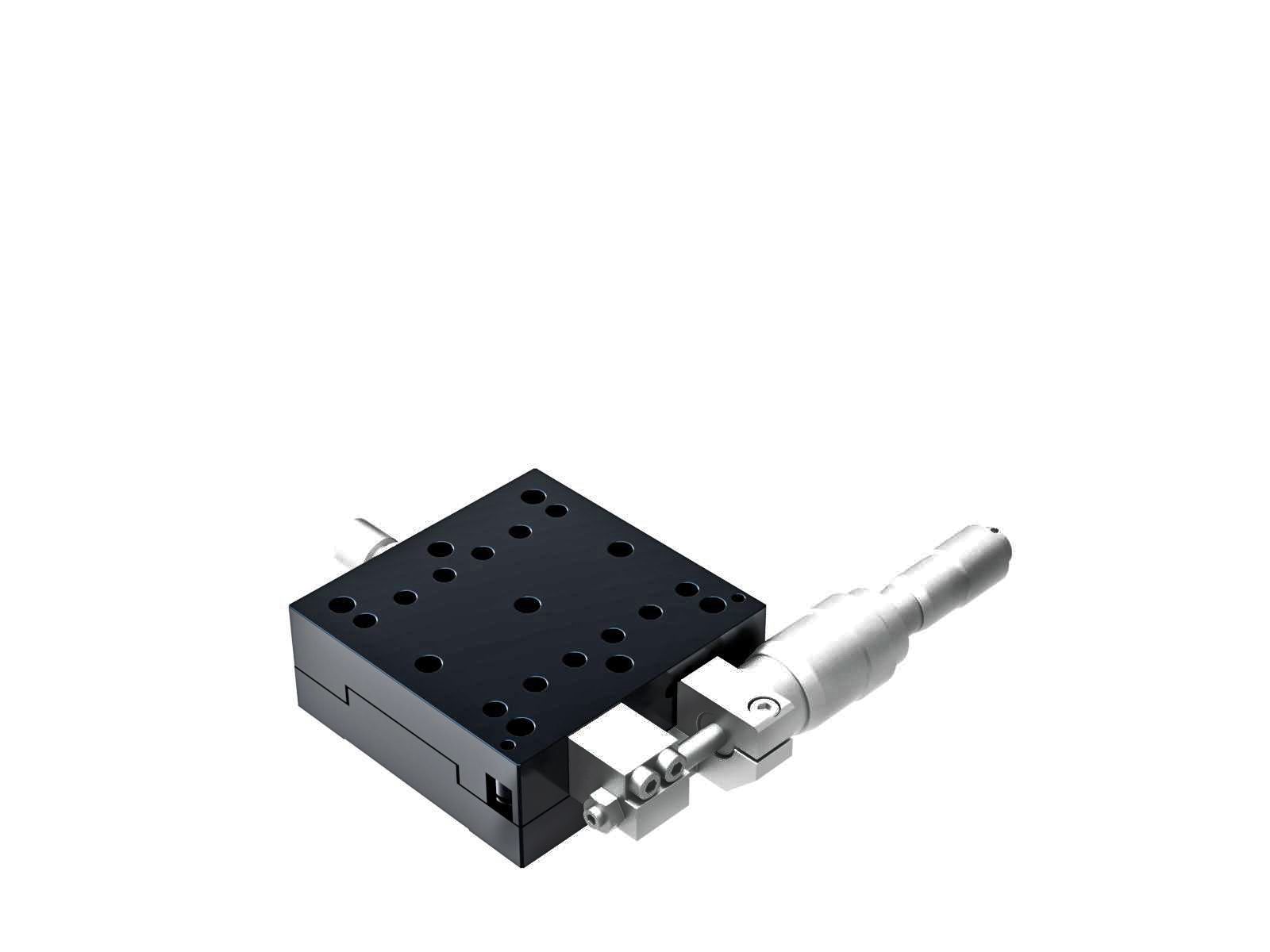 Łożysko krzyżowe 65X65mm, aluminiowe, stolik osi X, boczny mikrometr różnicowy, +/-6.5mm, gwint 1/4-20 — zdjęcie produktu, nr katalogowy TAM-651SDMUU
