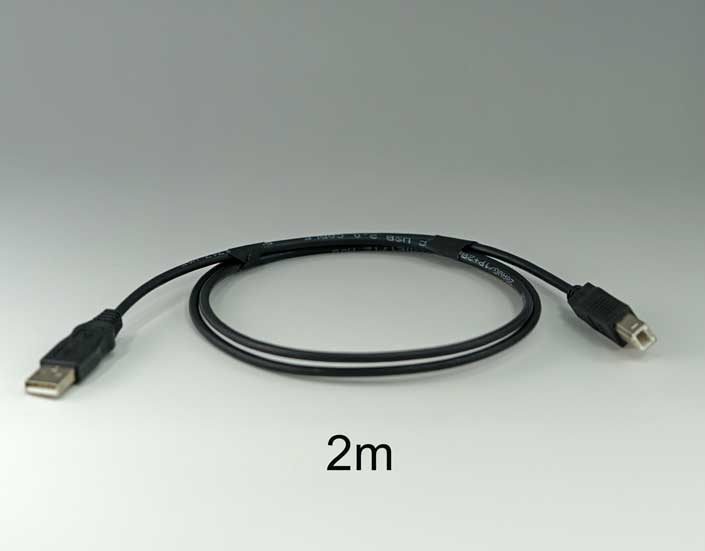 Kabel do interfejsu USB typu B, długość 2m — zdjęcie produktu, nr katalogowy USB-2A
