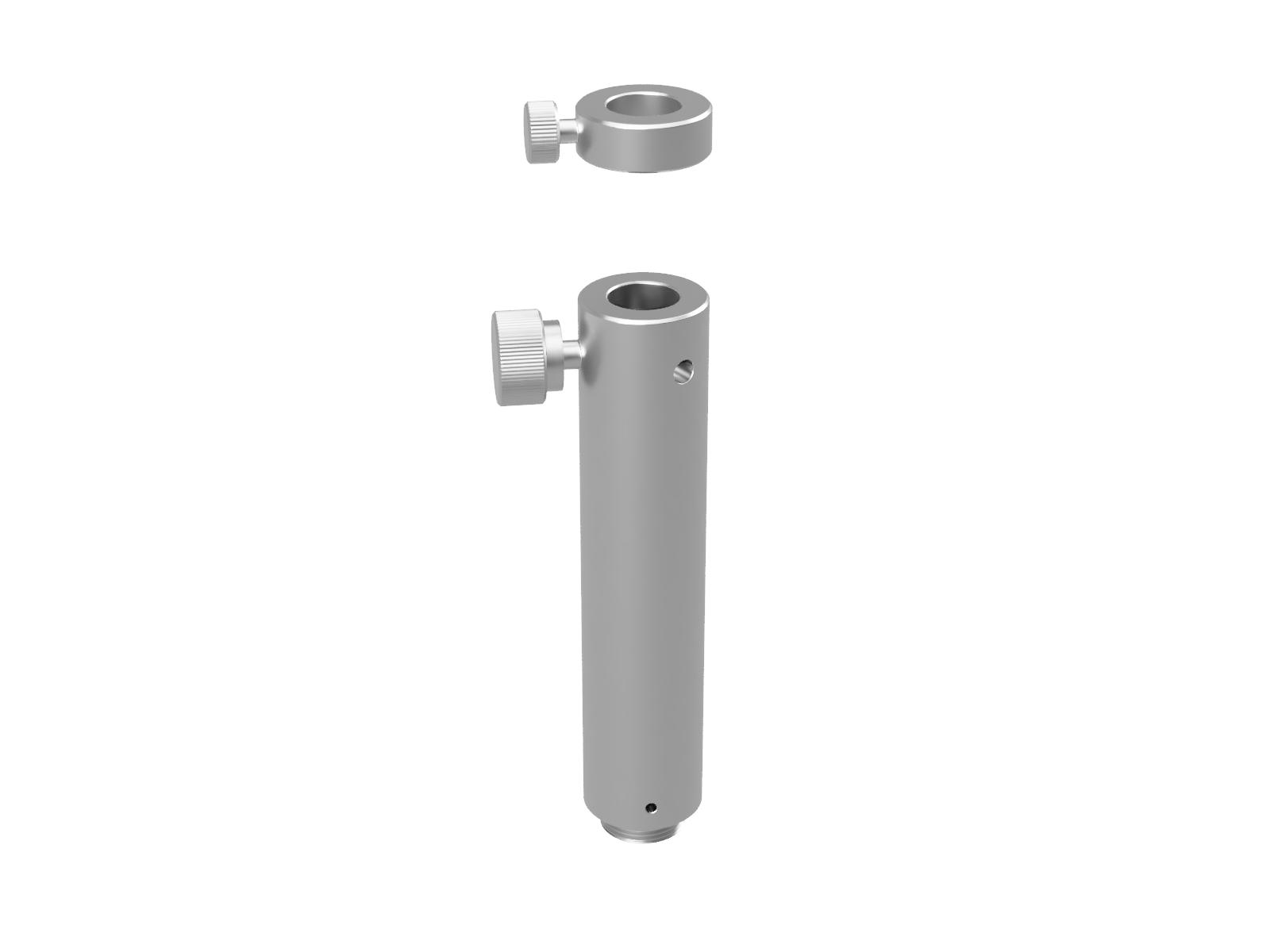 Uchwyt słupka metrycznego 12mm do wysokiej próżni, wysokość 100mm — zdjęcie produktu, nr katalogowy VRS-12-100