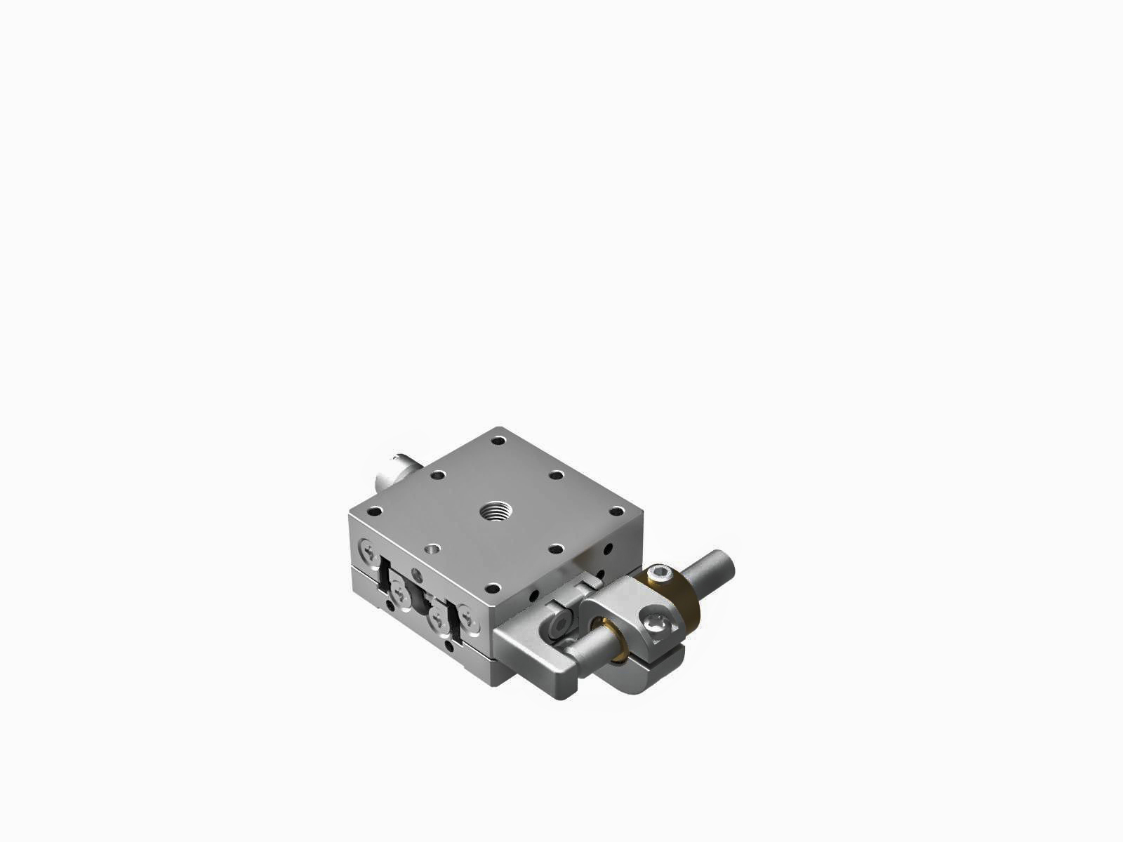Łożysko EXC 25X25mm, stal nierdzewna, stolik osi X, boczna śruba sześciokątna, +/-3mm, gwinty M2 — zdjęcie produktu, nr katalogowy TSDH-251SFP