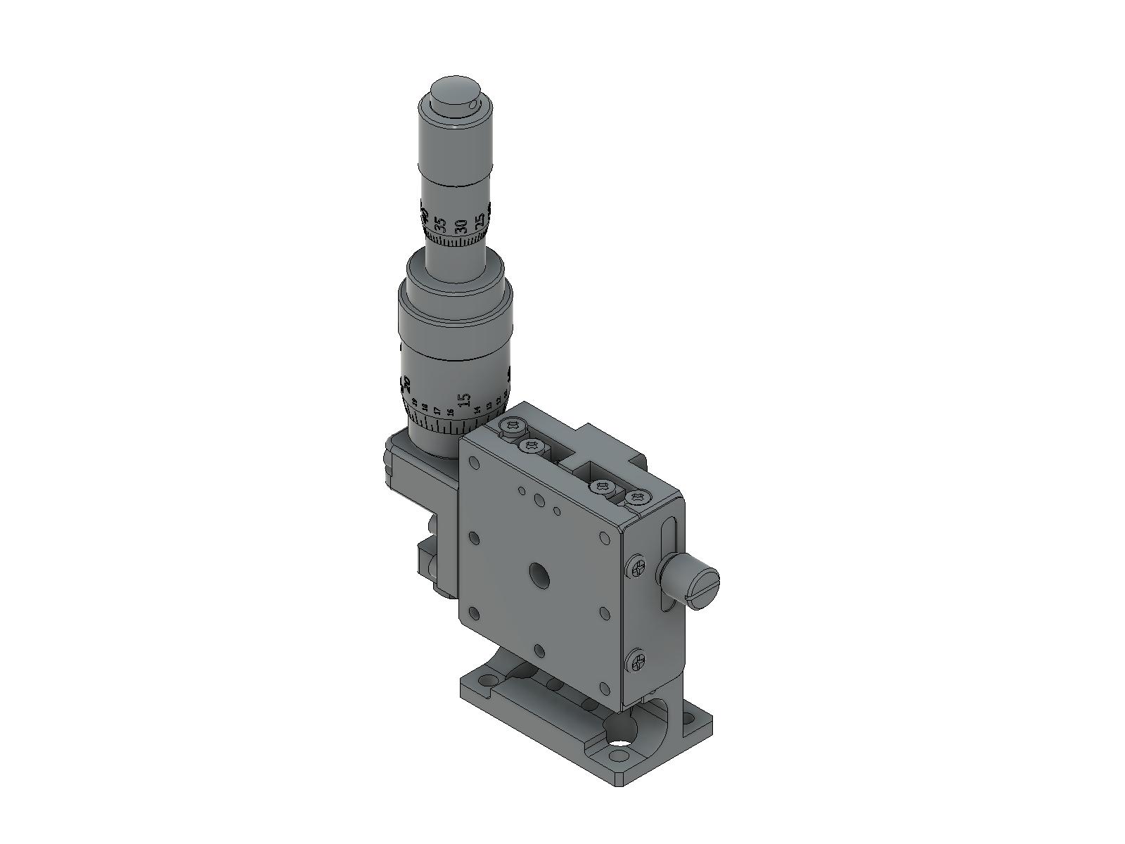 Łożysko EXC 40X40mm, stalowe, stolik Z-Axis, (platforma pionowa/baza pozioma) mikrometr różnicowy, +/-6.5mm, gwinty 6-32 — zdjęcie produktu, nr katalogowy TSD-403LDMUU