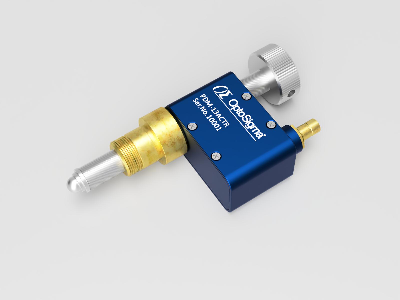 13mm Skok Aktuator Piezomotoru, Rozdzielczość 20nm, Obciążenie 2.9kg, Kulisty Koniec — zdjęcie produktu, nr katalogowy PDM-13ACTR