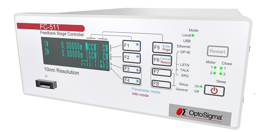 Kontrolery do stolików o rozdzielczości 10nm, 2-osiowe, dla stolików serii FS-PX (z wyjątkiem FS-3200PX) — zdjęcie produktu, nr katalogowy FC-511