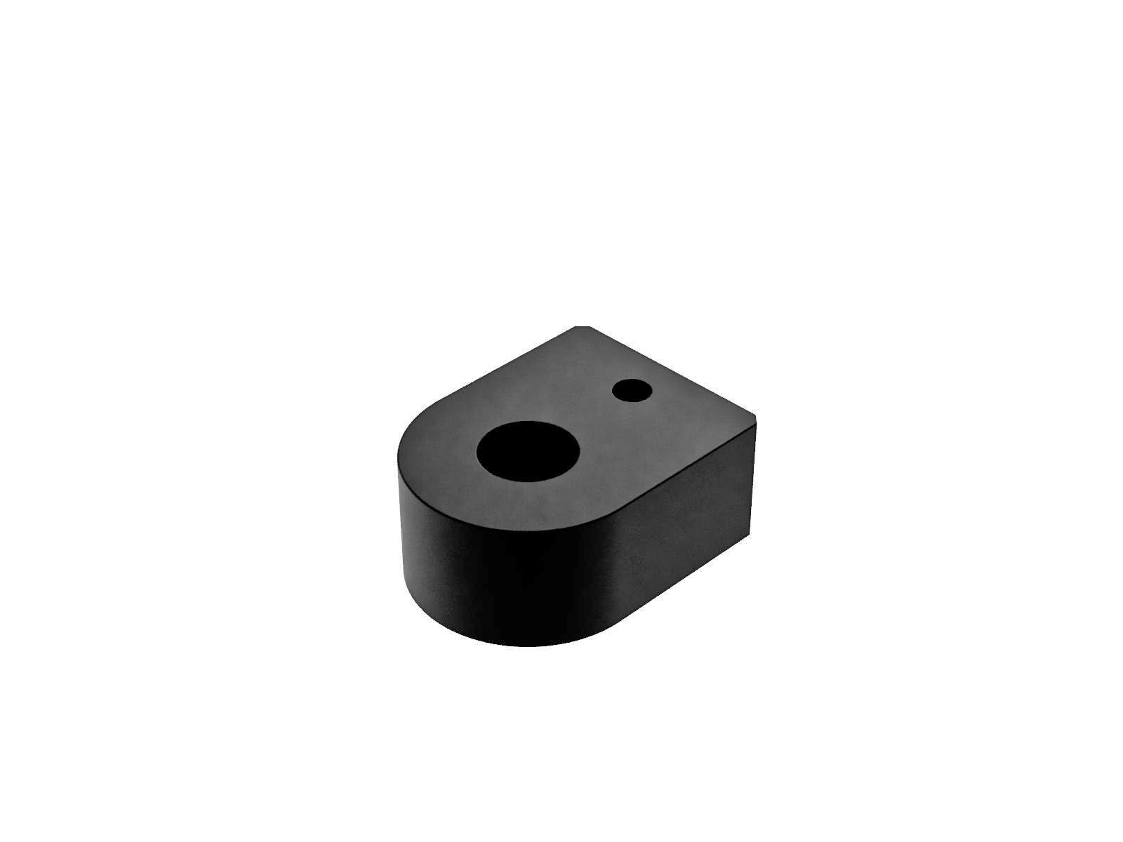 Płyta adapterowa do kinetycznych uchwytów lustra 12.7mm dla pręta — zdjęcie produktu, nr katalogowy MHG-12.7BPRO
