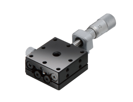 Łożysko EXC 25X25mm, stalowe, stolik osi X, mikrometr na środku, +/-3mm, gwinty M2 — zdjęcie produktu, nr katalogowy TSD-251C