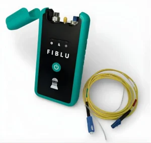 Tester AEM FiBLU z patchcordem światłowodowym SC/LC